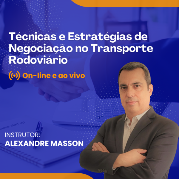 Técnicas e Estratégias de Negociação no Transporte Rodoviário - Online e Ao Vivo - Data: 13/08/2024