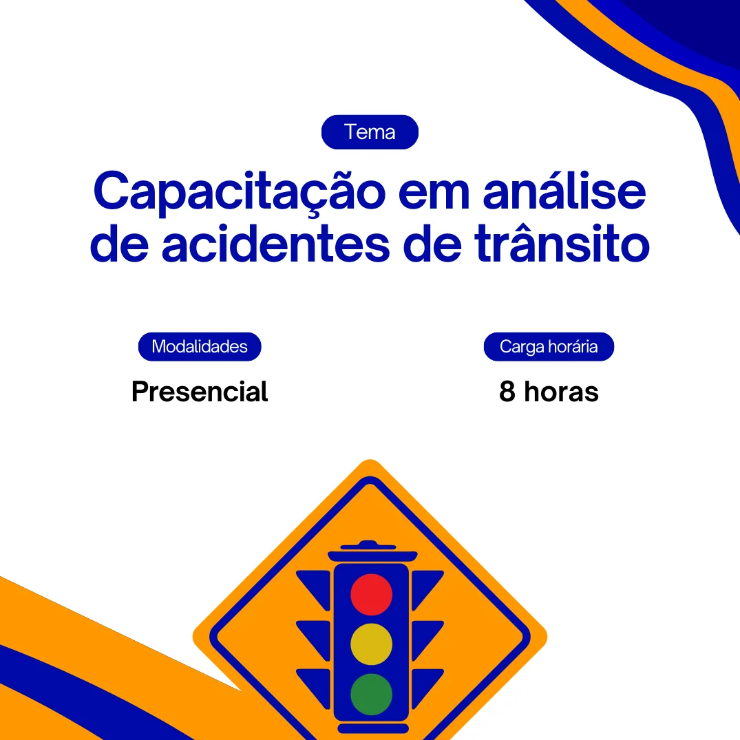 Capacitação em análise de acidentes de trânsito