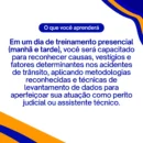 Capacitação em análise de acidentes de trânsito